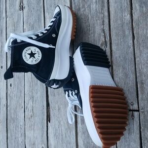 Converse Run Star Hike Chuck Taylor High-Top Platform Sneakers